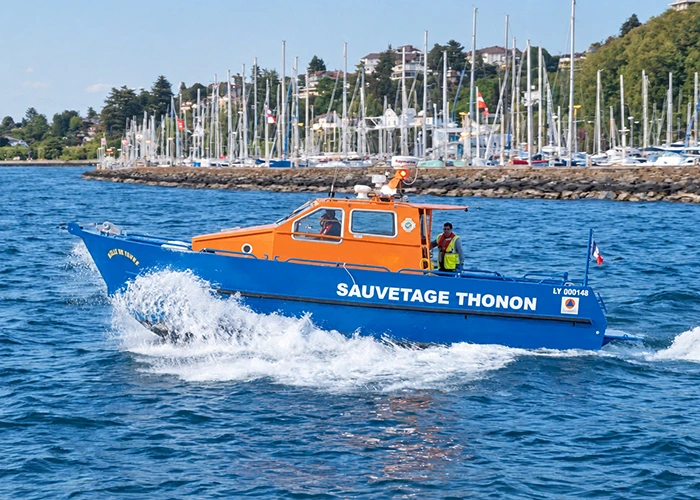 La Belle de Rives : vedette de sauvetage de la Section de Sauvetage de Thonon-les-Bains