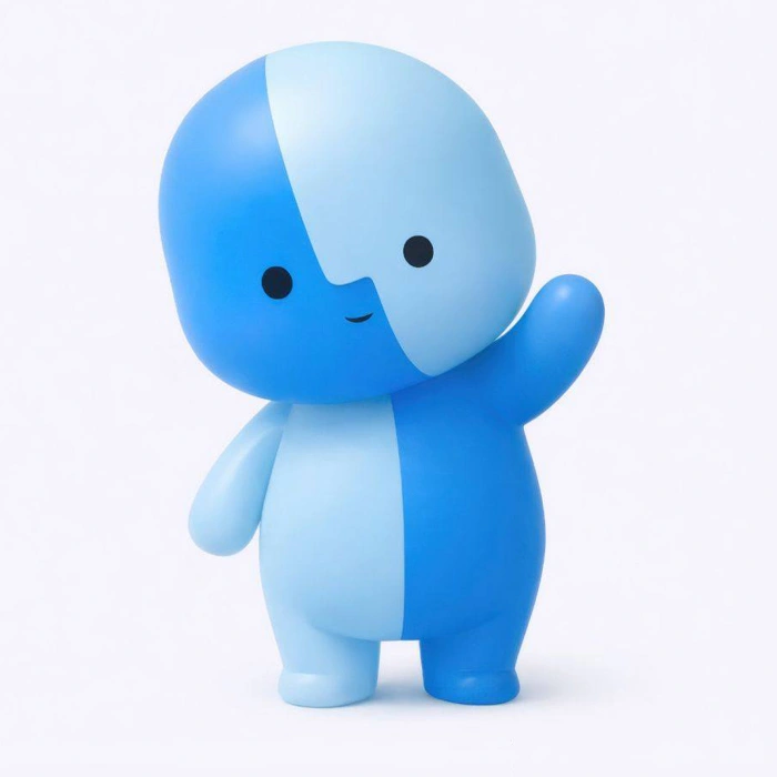 Mascotte Apple surnommée "Little Finder Guy"