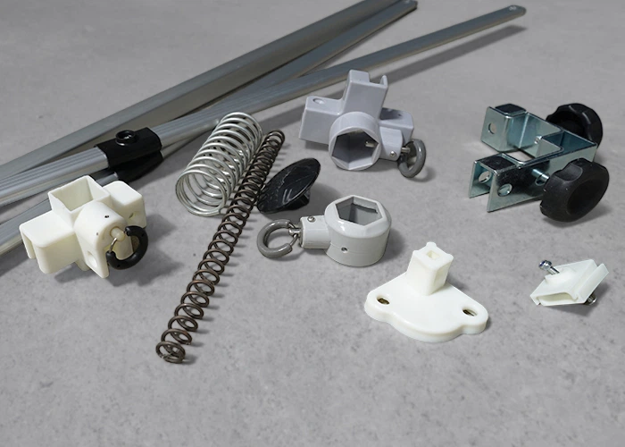 Pièces détachées pour barnum acier et aluminium : ensemble d'éléments pour réparer et améliorer la durée de vie de son barnum