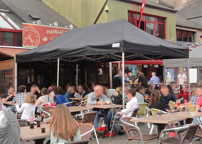 Réglementation barnum sur une terrasse de bar : demande de procès-verbal concernant la norme M2